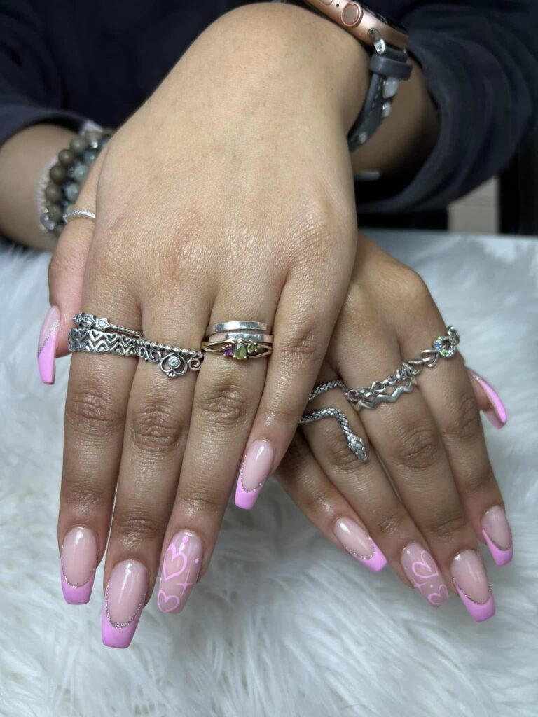 Gel polish nails Ivy Nails & Spa Bridgewater NJ