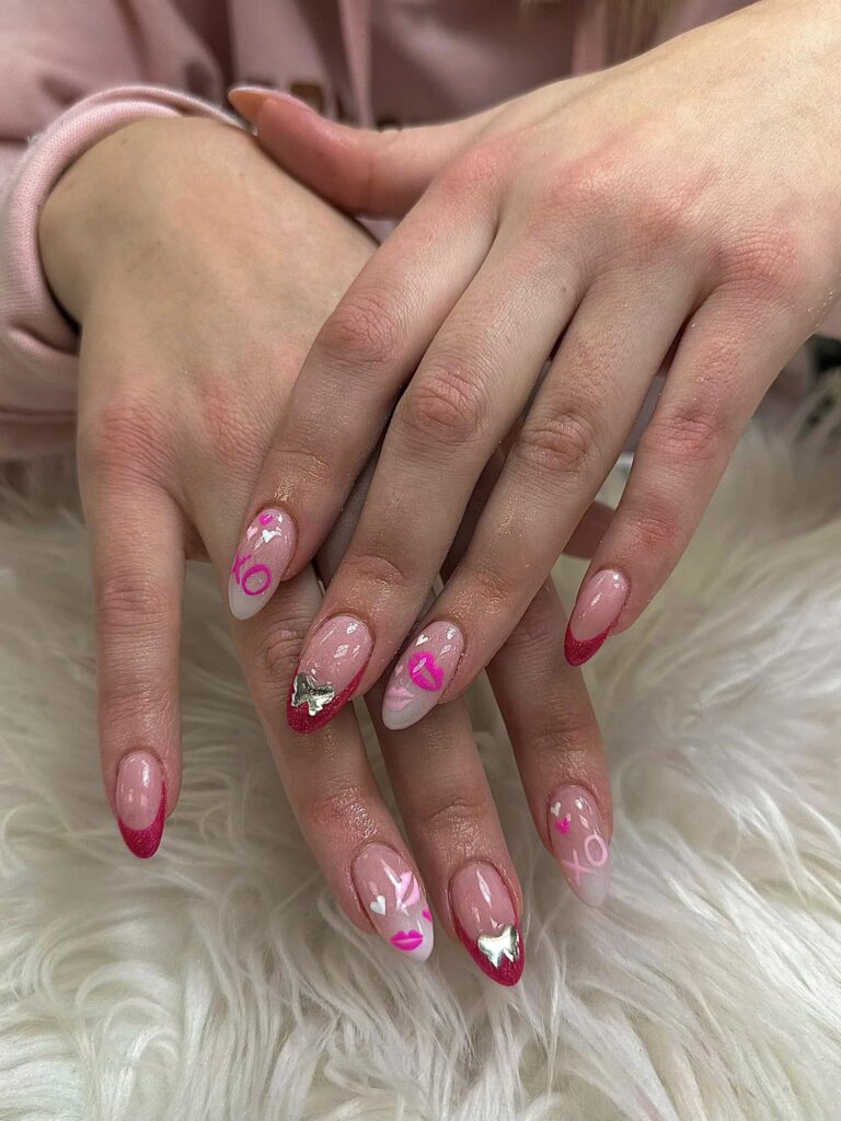 Dip powder nails Ivy Nails & Spa Bridgewater New Jersey