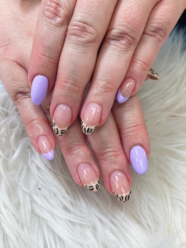 Glitter nail design Ivy Nails Bridgewater NJ